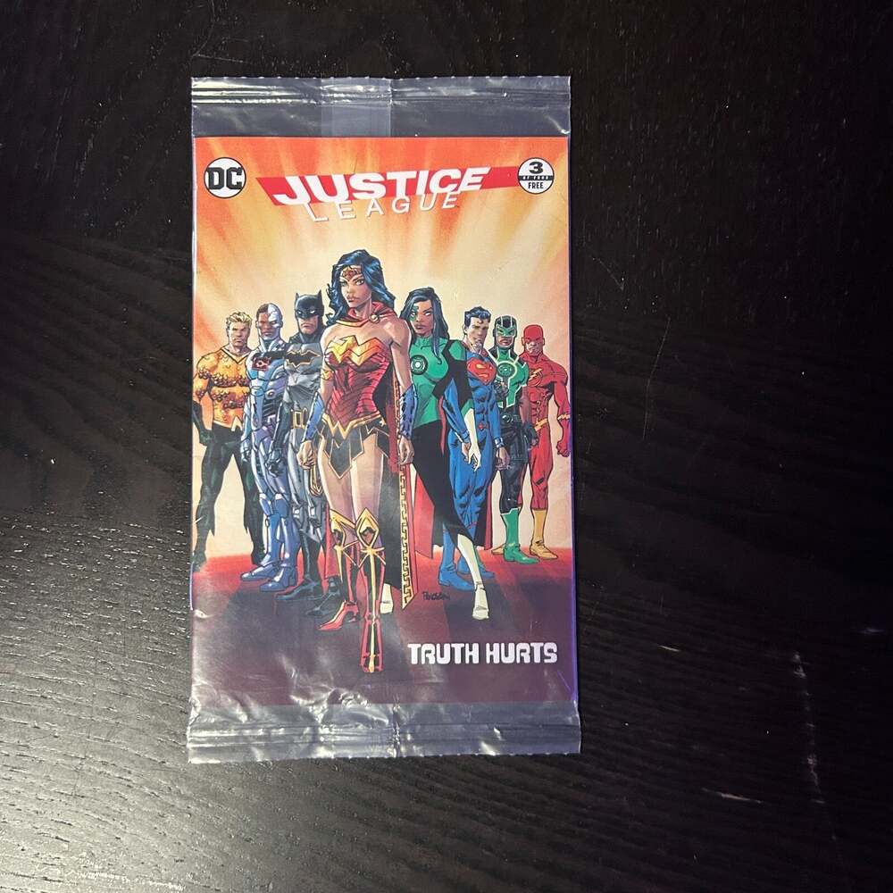 Rare DC Comic Justice League Truth Hurts General Mills Premium Wonder Woman #3